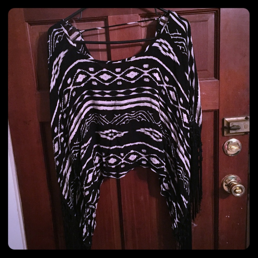 Poncho style top